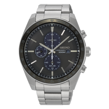Reloj cronógrafo solar hombre Seiko Chronograph SSC715P1 43.2mm 100m