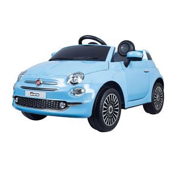 Fiat 500 6v Azul Radio Control Licencia 711t00643 Tachan