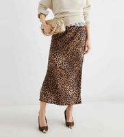 marella para mujer 2523106104200 falda larga albany animalprint 46 animal print viscosa