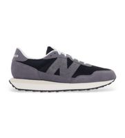 new balance para hombre m237v1li zapatillas 237 gris 43 plano ante cordones casual