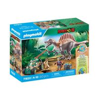 playmobil dinos ataque del spinosaurio  juego de figuras 4 anos - 71820