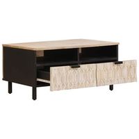 mesa de centro 54x80x40 cm madera - blanco