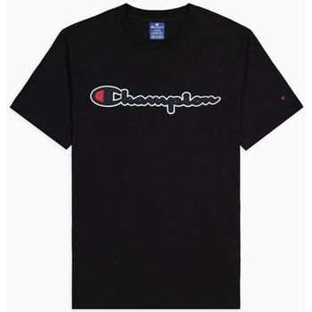 Champion Deportivas Moda T-Shirt Uomo Logo Nero Black 214194 para hombre