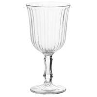 copa de vino de vidrio estriado 24 cl