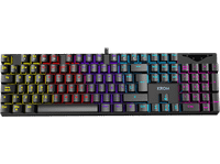 teclado gaming - krom kasic usb mecanico teclas iluminadas negro