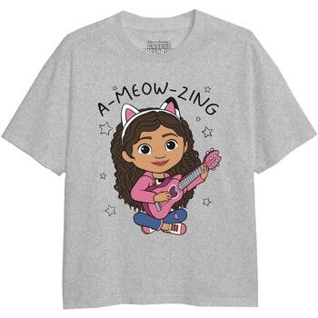 Dessins Animés Camiseta A Meow Zing para niña