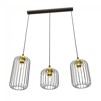 Lámpara de techo osmera oro (3 luces)