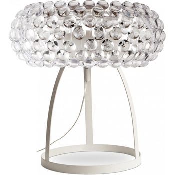 Lámpara De Mesa - Lámpara De Salón Botones De Cristal - Grande - Savoni  Transparente