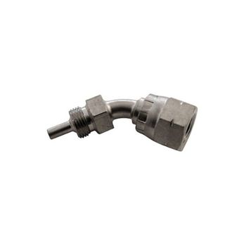 Conexión de manguera de freno Allegri 45° 3/8''x24 giratoria