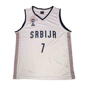 Camiseta Bogdan Bogdanovic Serbia - Peak JJOO Paris 2024 blanca