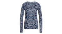 capa base mujer odlo active warm print gris