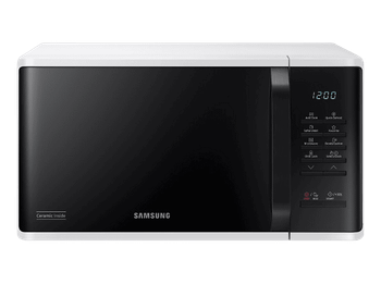 Microondas - Samsung MS23K3513AW/EC, 800 W, 6 niveles de potencia, 23 l, Blanco