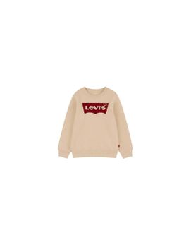 Sudadera Levis Batwing Crewneck Niño Beige