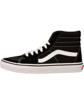 de VANS OFF THE WALL VANS SK8-HI ALTAS BLACK-WHITE BLKBLKWHT