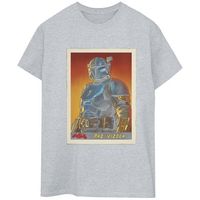disney camiseta manga larga the mandalorian para mujer