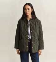 gant para mujer 4700434 chaqueta acolchada con monograma verde m casual poliester