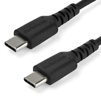 1m usb c cable black high quality aramid fib er