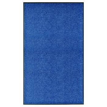 Felpudo Lavable Azul 90x150 Cm Vidaxl