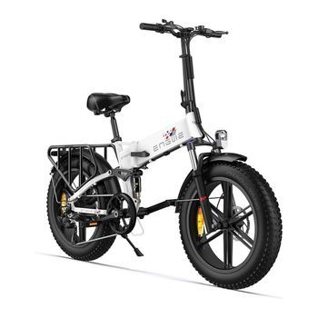 Bicicleta Eléctrica Plegable Engwe Engine X Con Batería Extraíble De 48 V Y 13 Ah,blanca