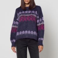 marant etoile dully intarsia wool-blend jumper - uk 14
