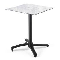 mesa de jardin cuadrada 60x60 cm inclinable de martaupe opera - oviala