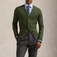 polo ralph lauren merino wool knit cardigan - xxl