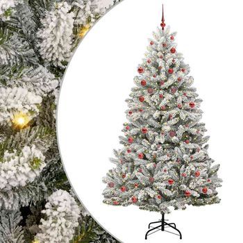 Árbol De Navidad Artificial 210 Cm 300 Led Blanco Cálido Vidaxl