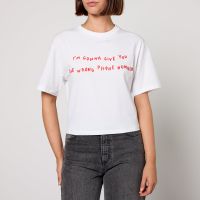 maxco boxyclaim cotton-blend jersey t-shirt - xl