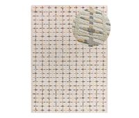 alfombra geometrica con relieve multicolor baresa 160x230 cm - atticgo
