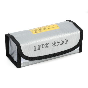 Bolsa de protección de batería Lipo funcional y resistente a explosiones de 185*75*60 mm para guardado y carga de baterí
