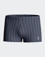 boxer de bano con micromotivo geometrico