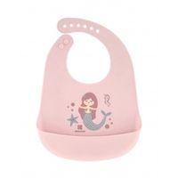 babero de silicona sea world mermaid