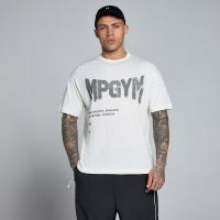 camiseta grafica de algodon lift burnout para hombre de mp - blanco retro - s