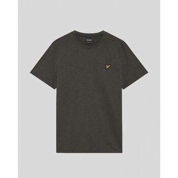Lyle & Scott Camiseta TS2401V FINE SLUB T-SHIRT-W635 GUNMETAL para hombre