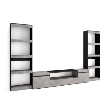 Muebles De Salón Para Tv, Conjunto De Muebles Comedor, 320x186x35cm, Para Tv Hasta 80