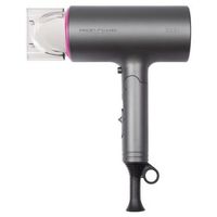 secador de pelo profesional ionico diseno tubo plegable 3 niveles temperatura boquilla 360 rosa 1600w proficare ht 3073