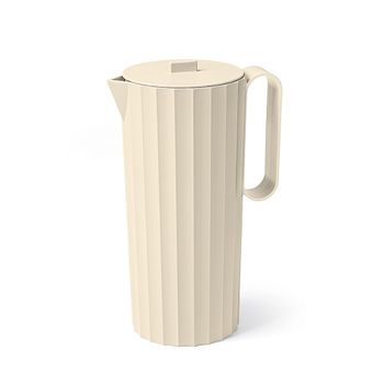 Jarra de polipropileno beige mate