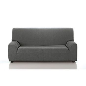 Funda De Sofá Elástica Trío (3 Plazas + Dos De 1 Plaza) Antracita - Jara Casa Textil