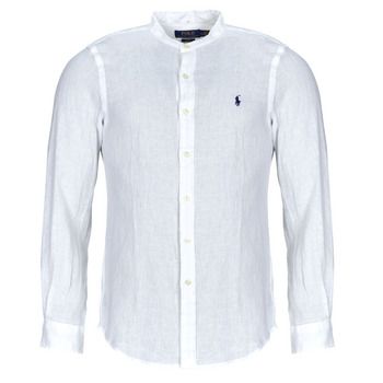 Polo Ralph Lauren Camisa manga larga CAMISA AJUSTADA SLIM FIT EN LINO CON CUELLO MAO para hombre