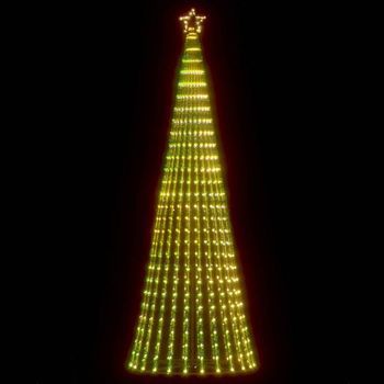 Árbol De Navidad | Decoraciones De Navidad Cono De Luz 475 Leds Blanco Cálido 247 Cm Cfw569977