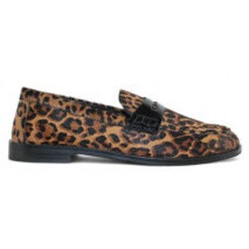 Noholita Bailarinas mocasin piel print leo para mujer