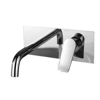 Kibath Grifo Empotrado De Lavabo Monomando Rei Acabado Cromo Brillo Fabricado En Latón