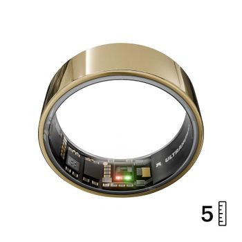 Anillo inteligente Ultrahuman Ring AIR Oro Bluetooth IPX7 Autonomía 6 días Android iOS carga rápida