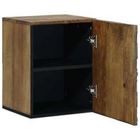 gabinete colgante de bano con puerta marron 38 x 335 x 48 cm