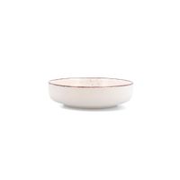 plato hondo ceramica beige decorado 20 cm