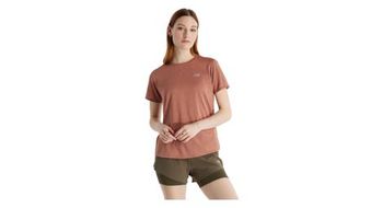 Maillot de manga corta para mujer new balance athletics rojo