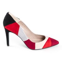 zapato de tacon en ante varios colores