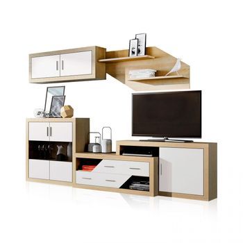 Salón Nuka V9 Cambria - Blanco 300 X 156 X 41,4 Cm