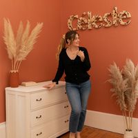 celeste chaqueta de punto bergamote para mujer