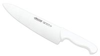 cuchillo cocinero de acero inoxidable nitrum de 250 mm mango blanco